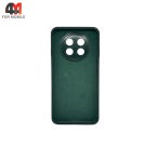 Чехол для Huawei Nova Y91 Silicone Case, темно-зеленого цвета