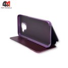 Чехол-книга для Samsung J6 2018/J600 clear view cover, фиолетового цвета