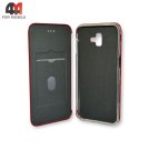 Чехол-книга для Samsung J6 Plus 2018/J610 красного цвета, Experts