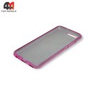 Чехол для Huawei P10 силиконовый с блестками, фиолетового цвета