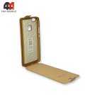 Чехол-книга для Huawei P9 Lite низ, золотого цвета, Experts