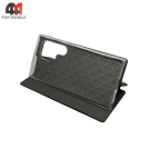 Чехол-книга для Samsung S24 Ultra бордового цвета