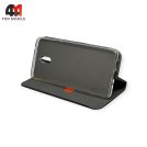 Чехол-книга для Nokia 3 2018 / 3.1 2018 тканевый, черного цвета