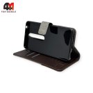 Чехол-книга для Nokia 6 2018/6.1 2018 тканевый, коричневого цвета, Case