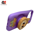 Чехол для Iphone 11 Labubu Popsocket, лавандового цвета