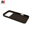 Чехол для Iphone 17 Pro Max карбон с MagSafe, коричневого цвета