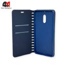 Чехол-книга для Nokia 6 2017 синего цвета, New Case