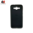 Чехол для Huawei Y3 2017 силиконовый под кожу, серого цвета