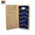 Чехол-книга для Samsung J7 Prime/On7 2016/G610 золотого цвета, Skin
