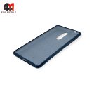 Чехол для Nokia 8 2017 силиконовый с блестками, серого цвета