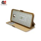 Чехол-книга для Samsung J6 Plus 2018/J610 золотого цвета, Experts