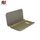 Чехол-книга для Samsung J1 2015/J100 золотого цвета