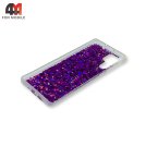 Чехол для Huawei P30 Pro силиконовый, глиттер, фиолетового цвета