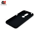 Чехол для Nokia 4.2 силиконовый, матовый, черного цвета