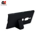 Чехол для Sony Xperia XZ2 Premium пластиковый с подставкой, черного цвета, Nillkin