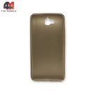 Чехол для Huawei Y5 2017 силиконовый с логотипом, золотого цвета