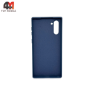 Чехол Samsung Note 10 Silicone Case, темно-синего цвета