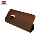 Чехол-книга для Samsung S9 Plus коричневого цвета, HDD