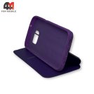 Чехол-книга для Samsung S7 фиолетового цвета