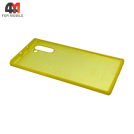 Чехол Samsung Note 10 Silicone Case, желтого цвета
