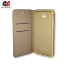Чехол-книга для Samsung J7 Prime/On7 2016/G610 золотого цвета, New Case