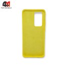 Чехол для Huawei P40 Pro Silicone Case, желтого цвета