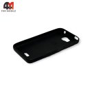 Чехол для Huawei Y5/Y560/Y541/Honor Bee силиконовый под кожу, черного цвета