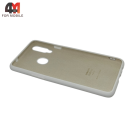 Чехол для Samsung A20s Silicone Case, белого цвета