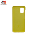 Чехол для Samsung M51 Silicone Case, желтого цвета