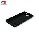 Чехол для Huawei G740 силиконовый, матовый, черного цвета, Cherry