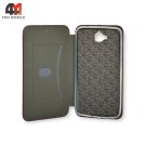 Чехол-книга для Huawei Y6 Pro 2015/Honor 2 Plus бордового цвета