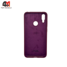 Чехол для Huawei Y7 2019 Silicone Case, цвет марсала