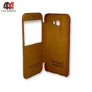 Чехол-книга для Samsung A7 2017/A720 QIN, коричневого цвета, Nillkin