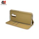 Чехол-книга для Huawei Mate 20 Lite  золотого цвета, New Case