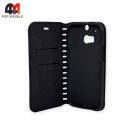 Чехол-книга для HTC One 2/M8 черного цвета, New Case