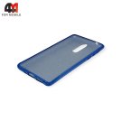 Чехол для Nokia 8 2017 силиконовый с блестками, синего цвета