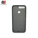 Чехол для Huawei Y6 Prime 2018/Y6 2018/Honor 7A Pro/Honor 7C силиконовый с блестками, черного цвета