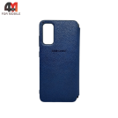 Чехол-книга для Samsung S20/S11 lite/S11e синего цвета, Leather Cover