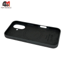 Чехол для Iphone 16 Silicone Case Premium+MagSafe, Stone gray