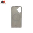 Чехол для Iphone 17 Silicone Case Magnetic, белого цвета