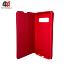 Чехол-книга для Samsung S10 Plus красного цвета, HDD