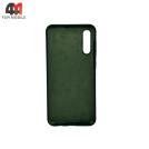 Чехол для Samsung A50/A30s/A50s Silicone Case, темно-зеленого цвета