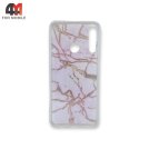 Чехол для Huawei Y6P силиконовый с попсокетом, розового цвета