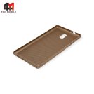 Чехол для Nokia 3 пластиковый в сетку, золотого цвета, Case