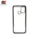 Чехол для Honor 9A силиконовый с серебристым ободком