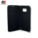 Чехол-книга для Samsung S6 Edge черного цвета