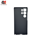 Чехол для Samsung S25 Ultra кевлар с MagSafe, черного цвета, 500D