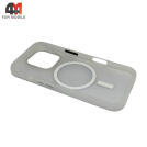 Чехол Iphone 16 Pro пластиковый с MagSafe, белого цвета, Hicool