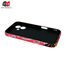 Чехол для Iphone 16 силиконовый, 039 розово-желтый, Luxo