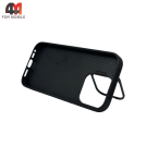 Чехол для Iphone 16 Glass Pro+MagSafe, черного цвета